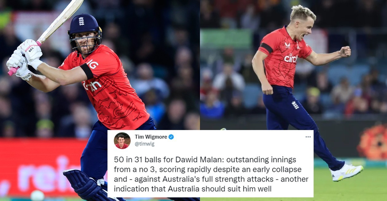 Twitter reactions: Dawid Malan, Sam Curran star in England’s series-clinching win over Australia