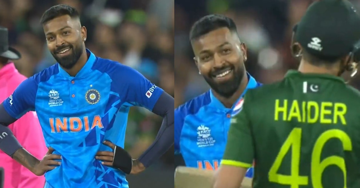 IND v PAK: WATCH – Hardik Pandya’s ‘cunning smile’ after dismissing Haider Ali breaks internet – T20 World Cup