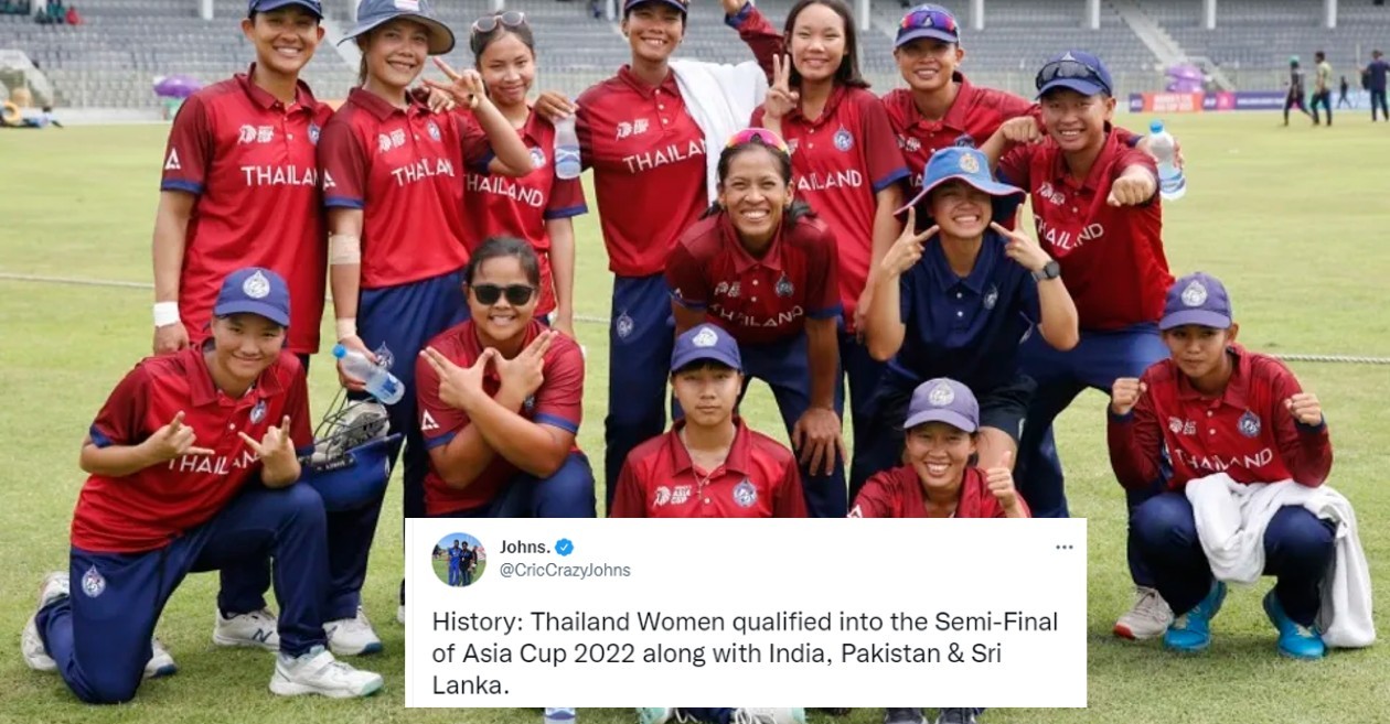 Twitter reactions: Thailand qualifies for Women’s Asia Cup semi-finals for the first time