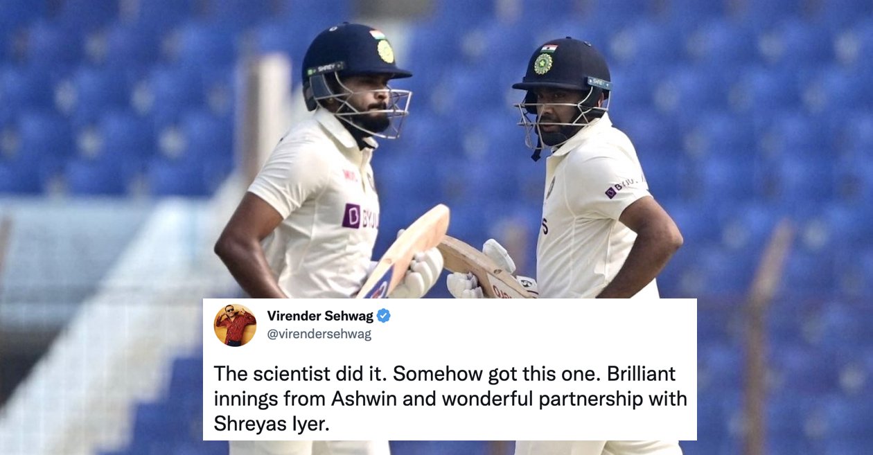 Twitter reactions: Ravichandran Ashwin and Shreyas Iyer help India sweep Bangladesh in two-Test series