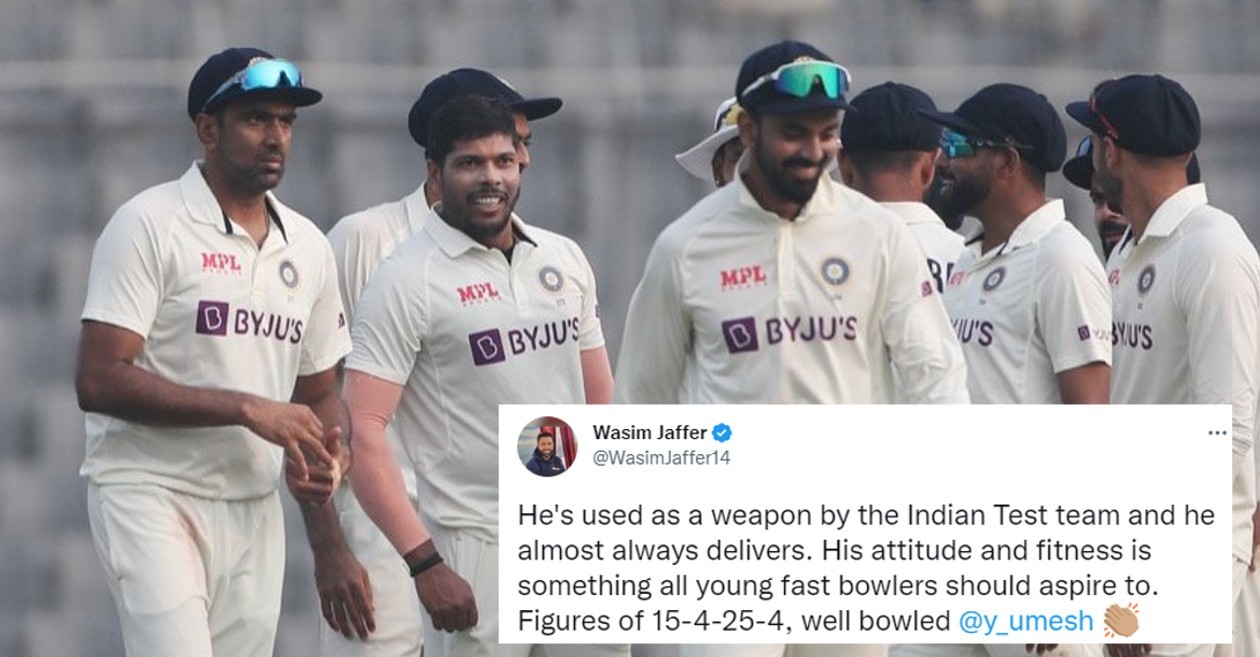 Twitter reactions: Umesh Yadav, R Ashwin shine as India pack Bangladesh on 227 in first innings of Mirpur Test