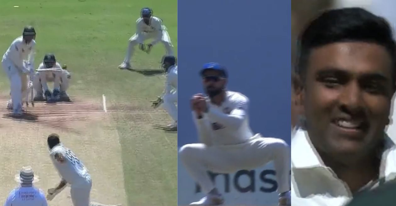 WATCH: Virat Kohli takes a fine catch in the slips to dismiss Usman Khawaja – IND vs AUS, 2023