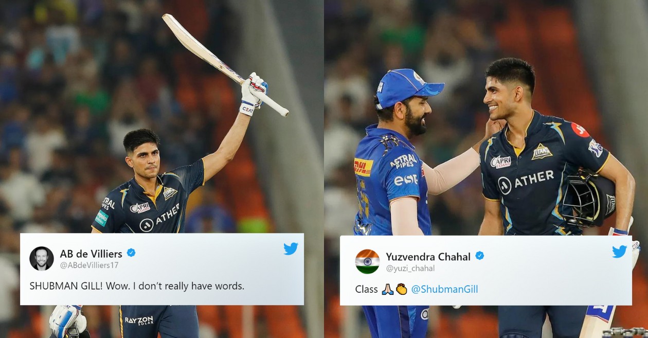 IPL 2023, GT vs MI: Twitter erupts as Shubman Gill hammers his third ton in the season