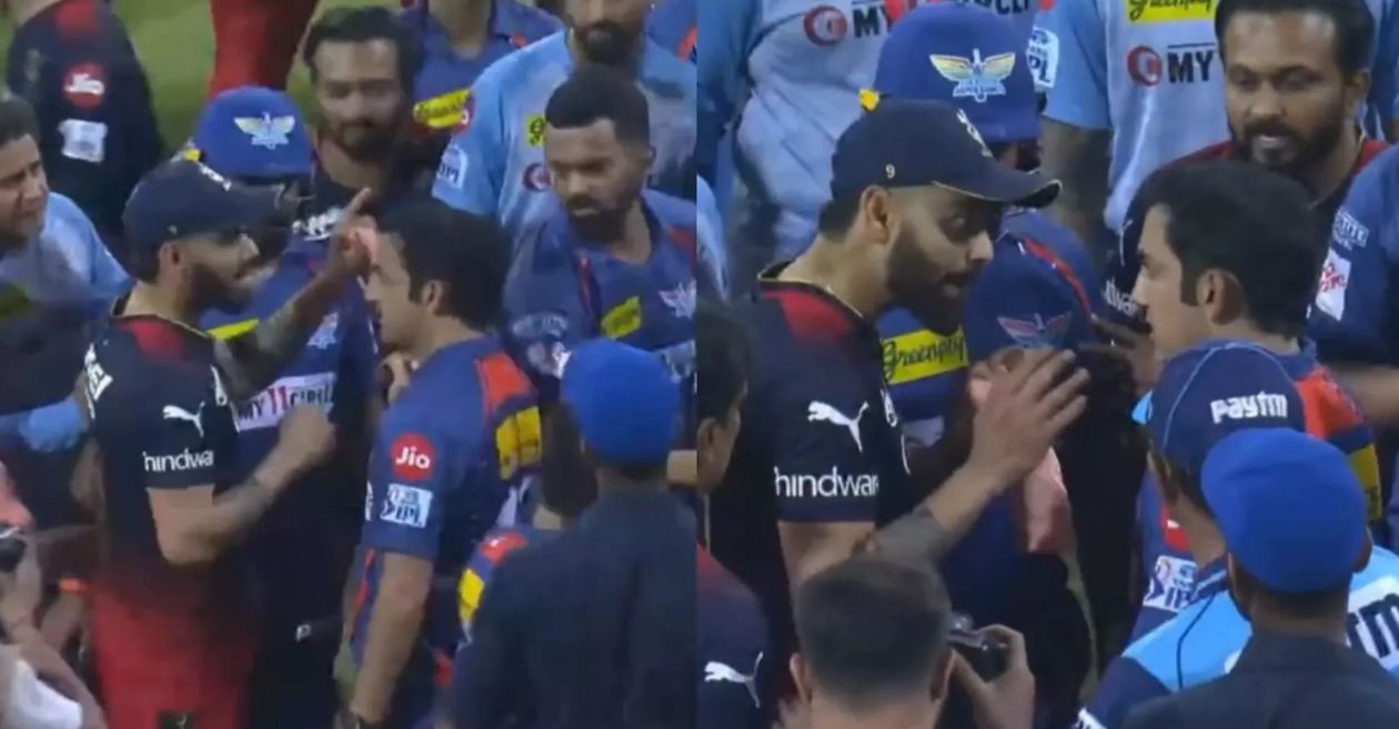 WATCH: Virat Kohli gets into heated verbal altercation with Gautam Gambhir after RCB beat LSG in IPL 2023 reverse fixture