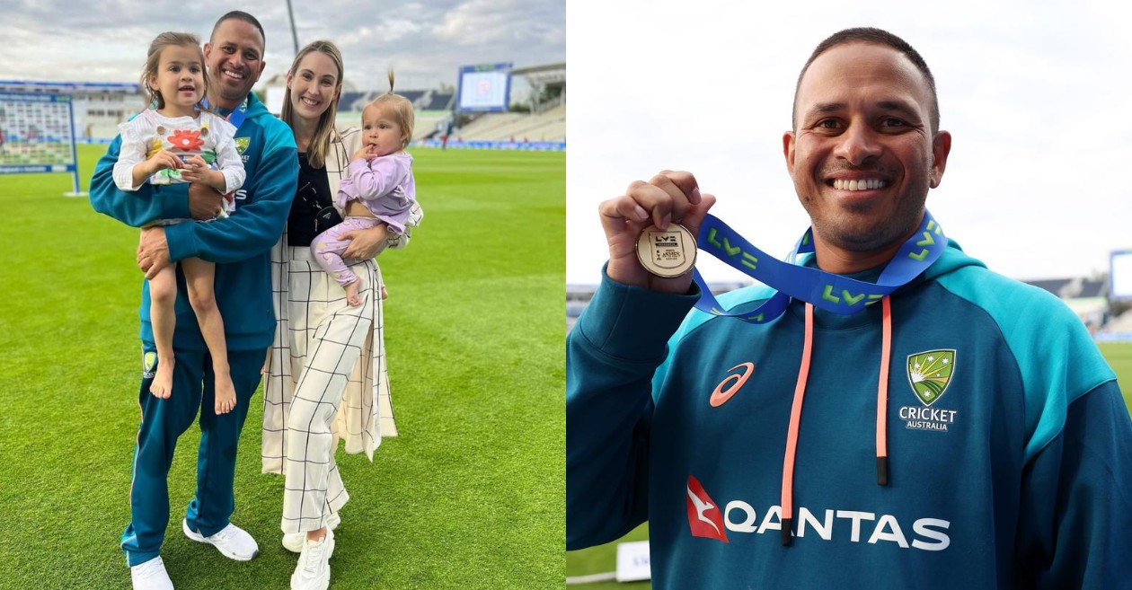 Ashes 2023: Usman Khawaja’s wife congratulates him for winning the ‘Player of the Match’ award