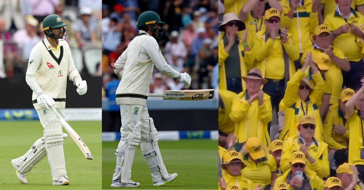 WATCH: Nathan Lyon gets standing ovation as he hobbles on to bat against England in 2nd Ashes Test