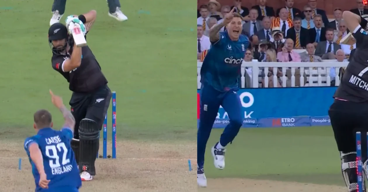WATCH: Brydon Carse unleashes a ripper to dismiss Daryl Mitchell – ENG vs NZ 2023