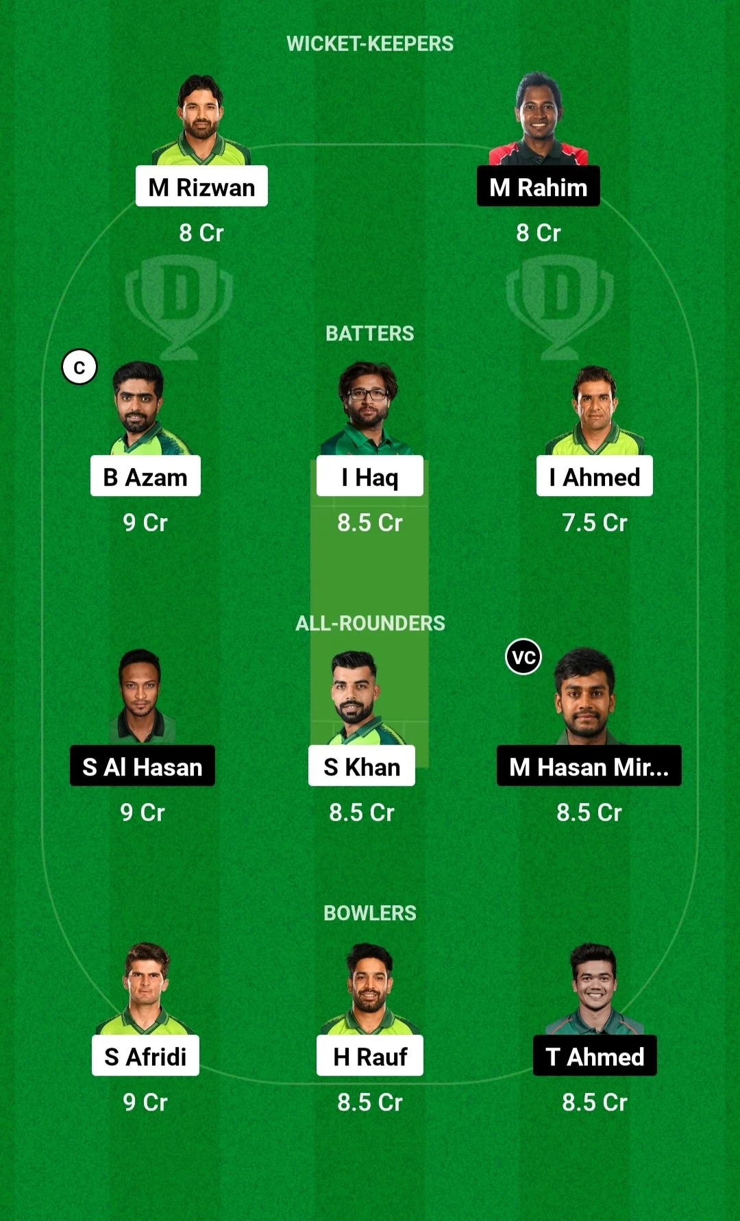 PAK vs BAN, Dream11 Team - Asia Cup 2023