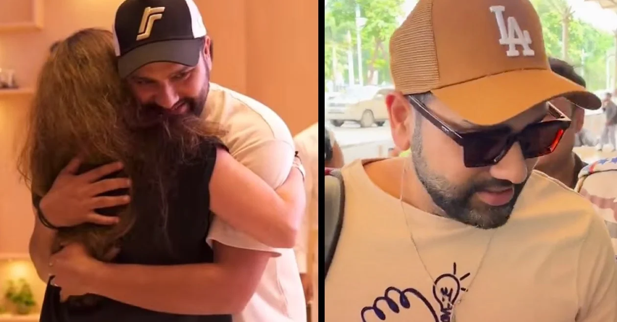 WATCH: Rohit Sharma shares heartwarming moment with wife Ritika Sajdeh before departing for Rajkot – IND vs AUS 2023, 3rd ODI