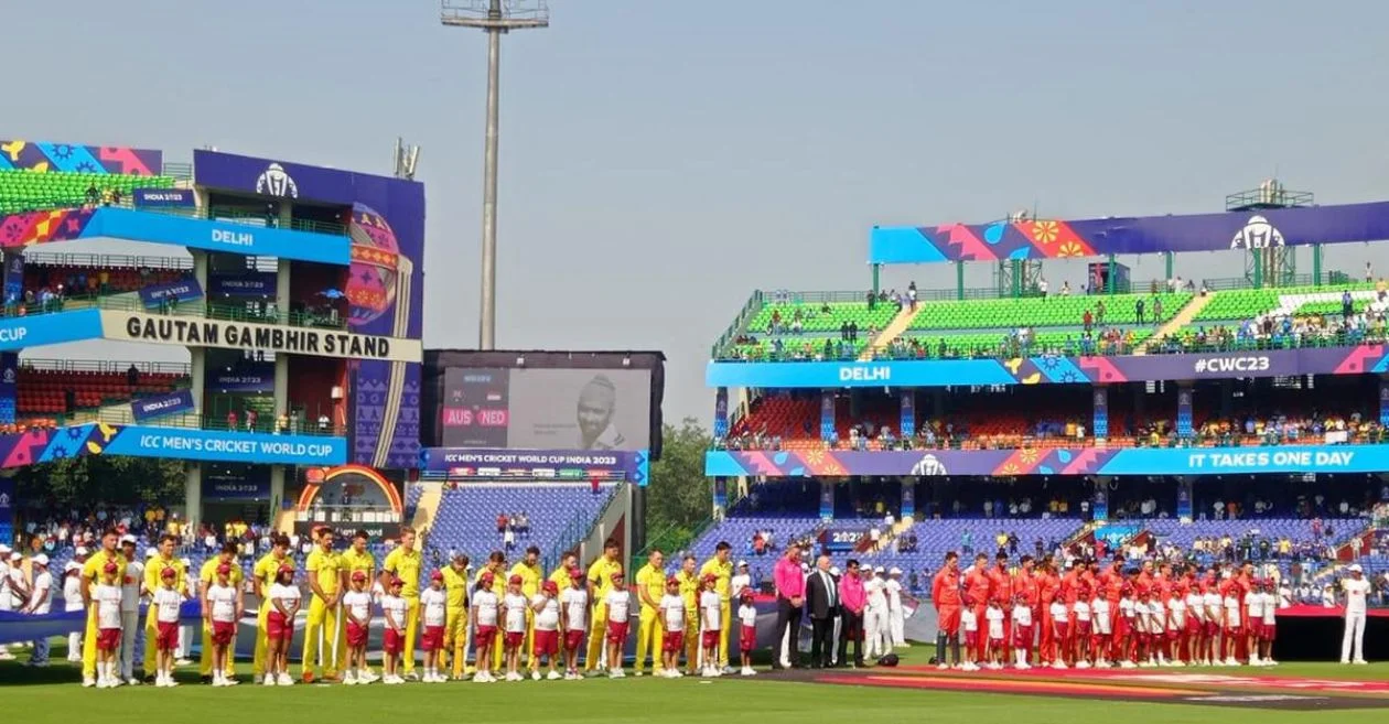 World Cup 2023: Australia and Netherlands players observe a minute silence in honour of Bishan Singh Bedi