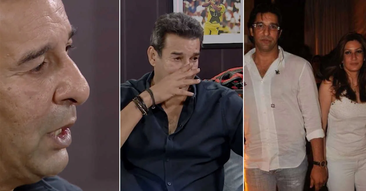 WATCH: Wasim Akram breaks down into tears while speaking about his late wife Huma Mufti