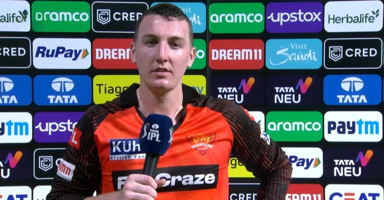 England star Harry Brook reacts after getting released by Sunrisers Hyderabad ahead of IPL 2024 auction
