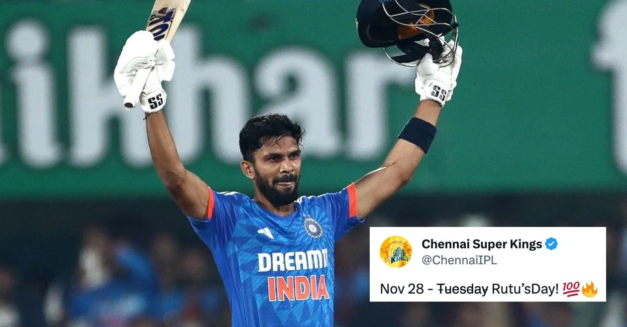 From 22 off 22 to 57-ball 123*: Ruturaj Gaikwad becomes first Indian to smash T20I century against Australia