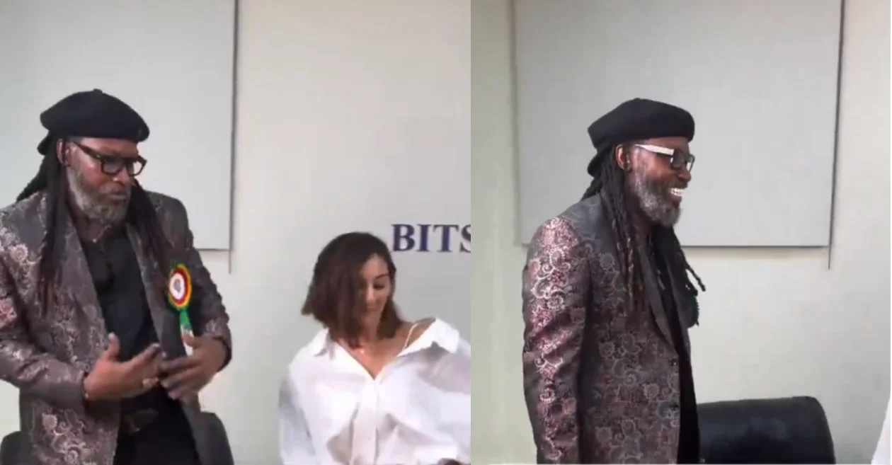 WATCH: Chris Gayle shows his dance moves on Dunki’s song; Shahrukh Khan reacts