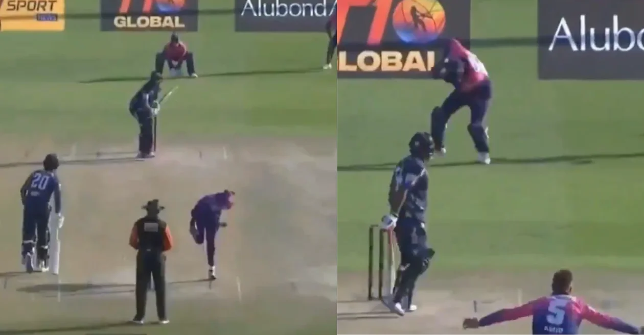 WATCH: W, W, 0, W,0, W – Mohammad Amir bowls a superb over against Chennai Braves in Abu Dhabi T10 League