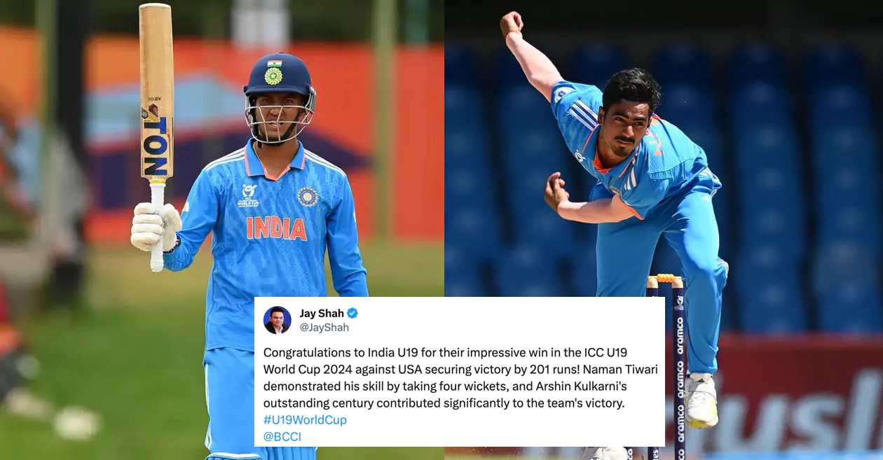 U19 World Cup 2024: Arshin Kulkarni, Naman Tiwari help India thrash USA and enter Super Six unbeaten