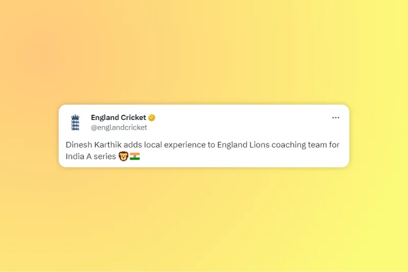 England Cricket announces appointment of batting consultant for England Lions