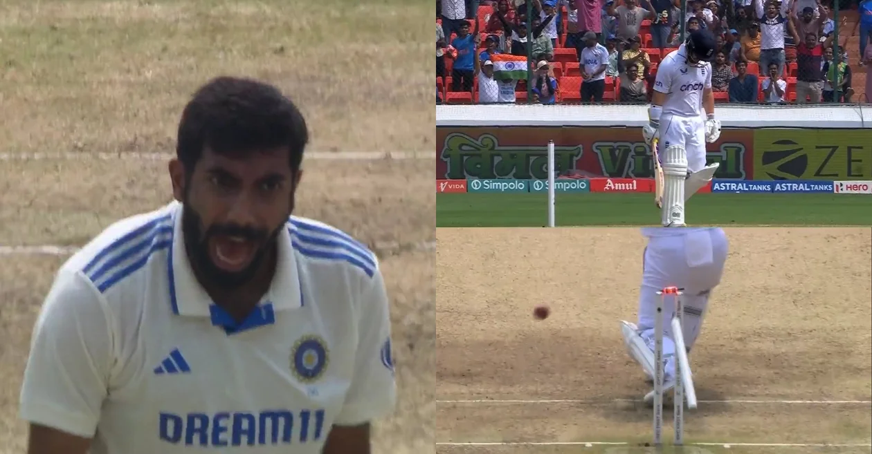 IND vs ENG [WATCH]: Jasprit Bumrah bowls an absolute jaffa to send Ben Duckett’s off-stump for a walk in Hyderabad Test