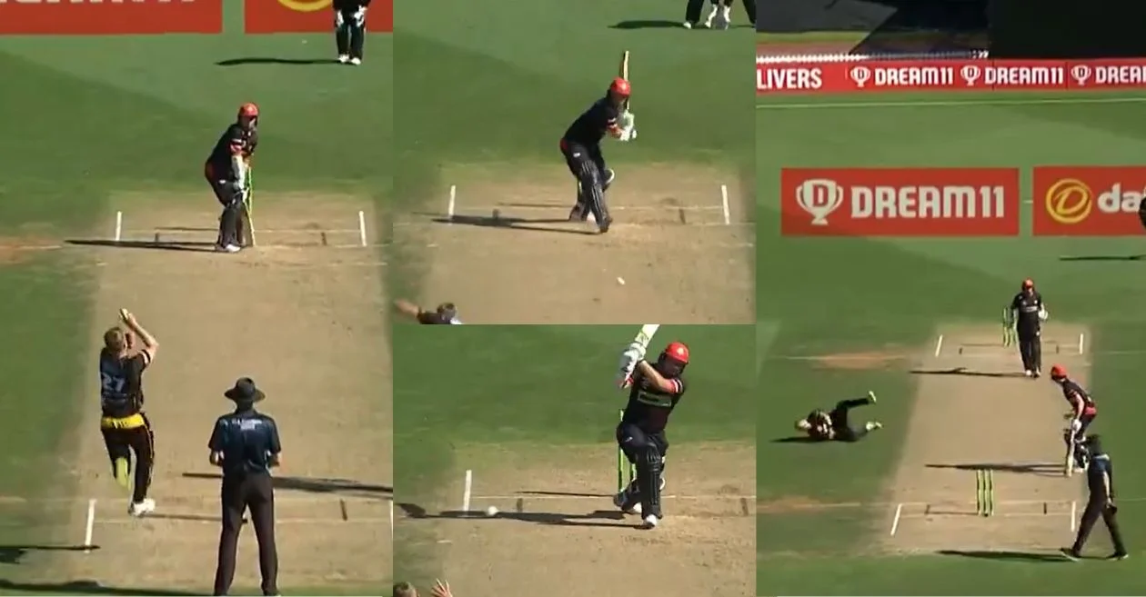WATCH: Logan van Beek takes an absolute blinder to dismiss Tom Latham in Super Smash 2023-24