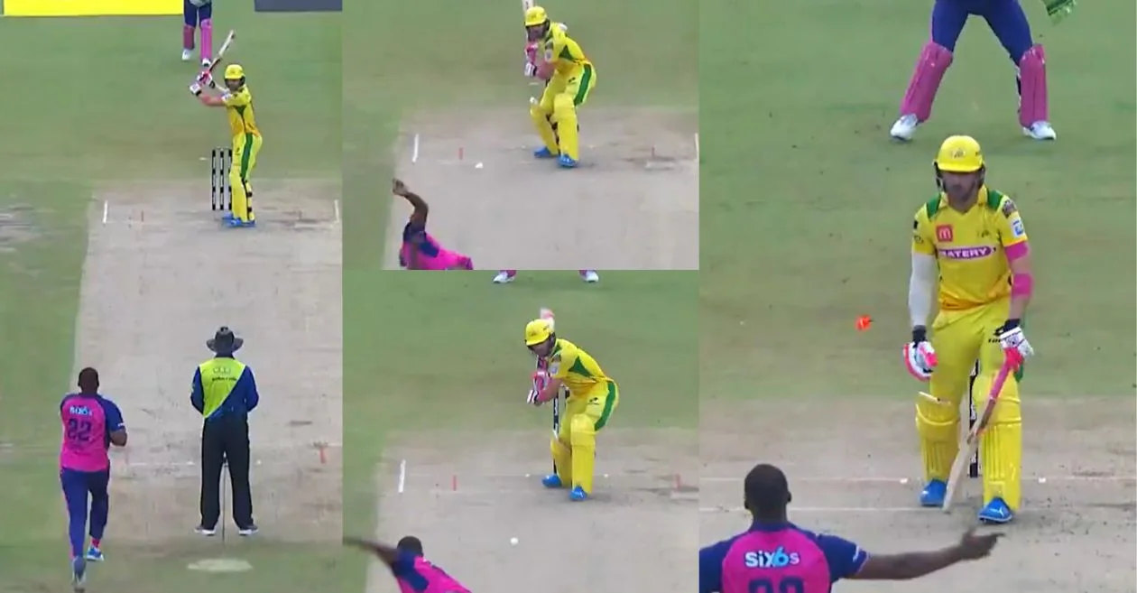 WATCH: Lungi Ngidi outfoxes Faf du plessis with a brilliant slower ball during JSK vs PR clash in SA20 2024