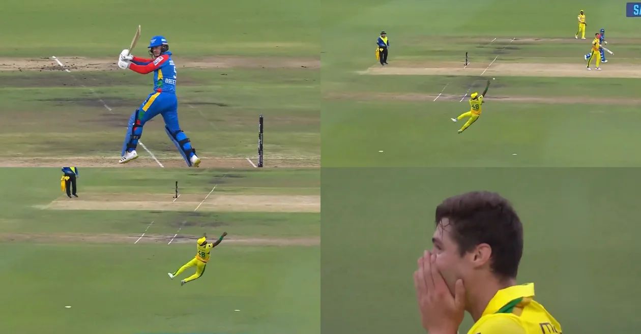SA20 [WATCH]: Romario Shepherd’s one-handed stunner during DSG vs JSK clash leaves everyone shell-shocked