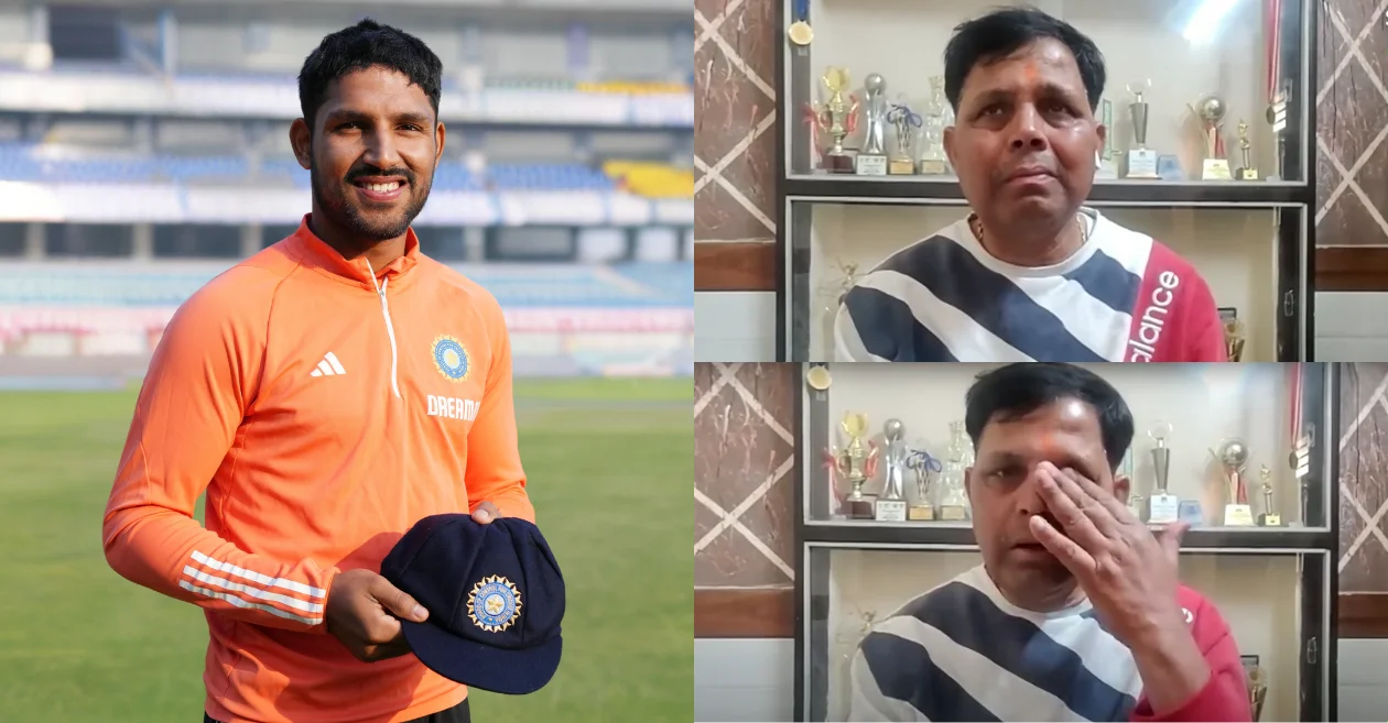 “Mai Baanke Bihari ke mandir mein…’: Dhruv Jurel’s father gets emotional while reminiscing son’s India debut; video goes viral