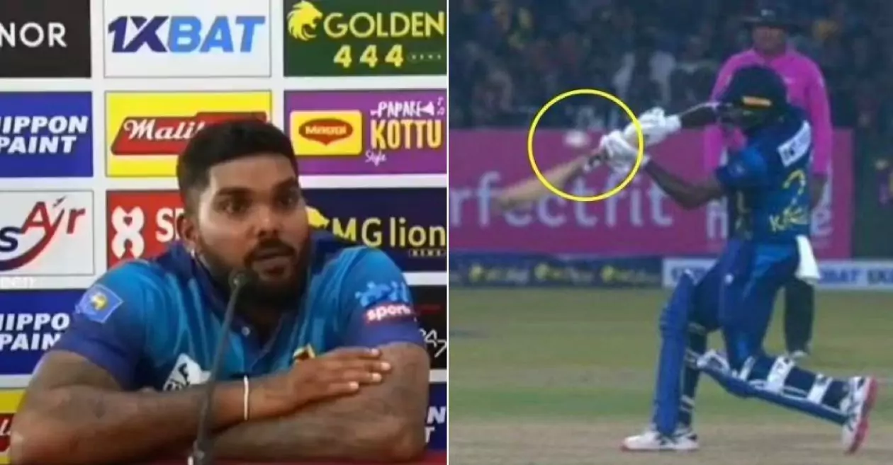 SL vs AFG: Wanindu Hasaranga expresses frustration as umpire Lyndon Hannibal overlooks a crucial no-ball in the Dambulla T20I