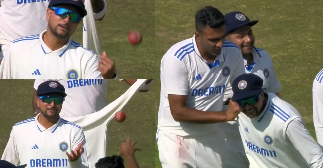 IND vs ENG [WATCH]: Kuldeep Yadav’s heartfelt tribute to Ravichandran Ashwin sparks touching exchange between the duo