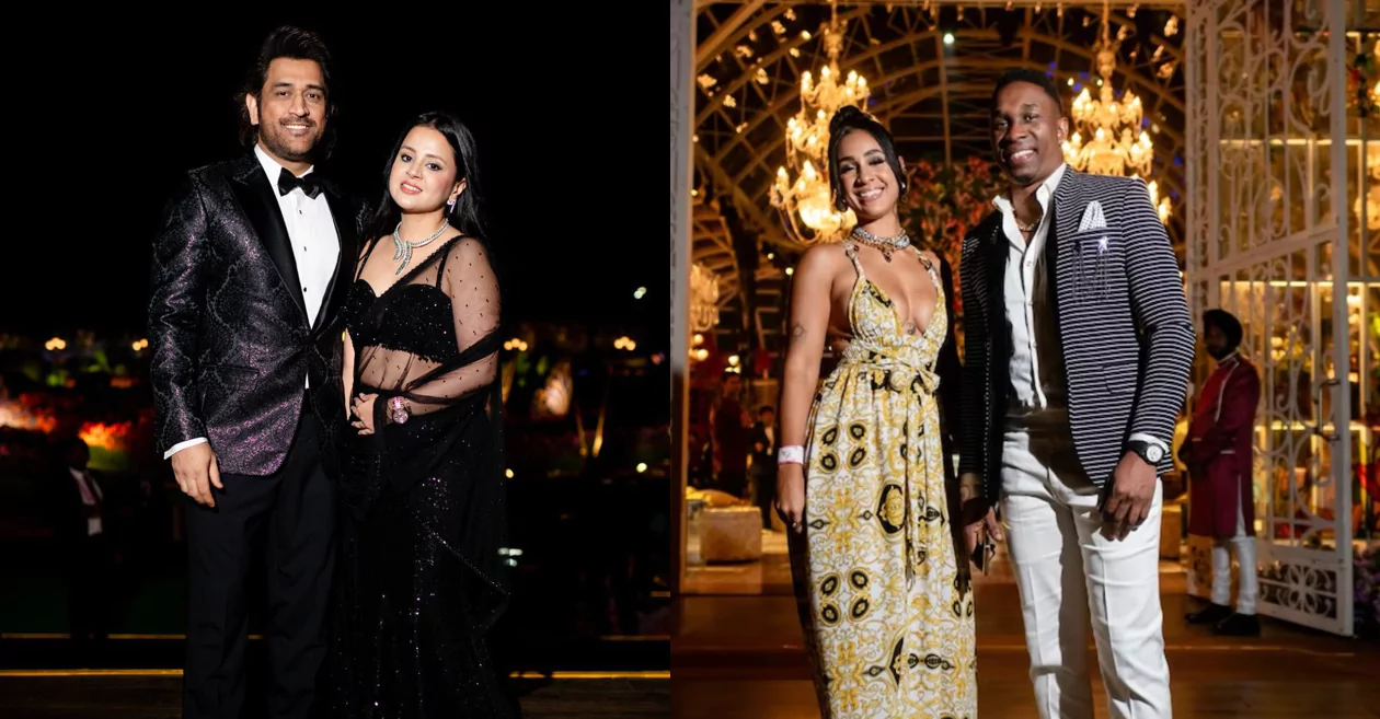 MS Dhoni, Dwayne Bravo and other cricketers grace Anant Ambani-Radhika Merchant pre-wedding bash in Jamnagar
