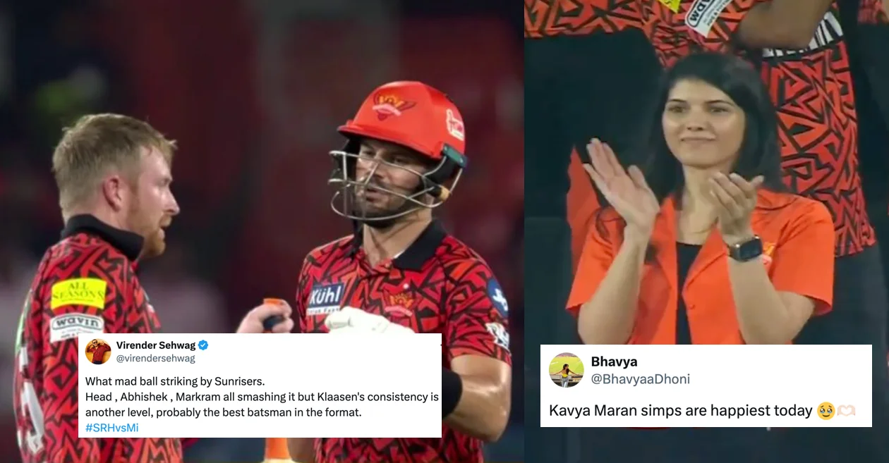 IPL 2024: Twitter goes berserk as record-breaking SRH hand MI their second defeat of the season