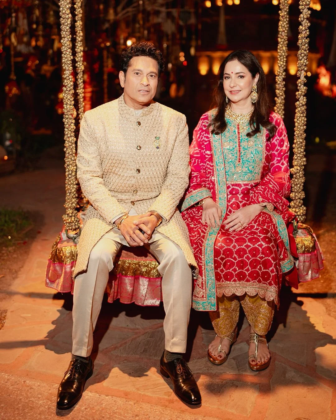 Sachin Tendulkar and Anjali Tendulkar