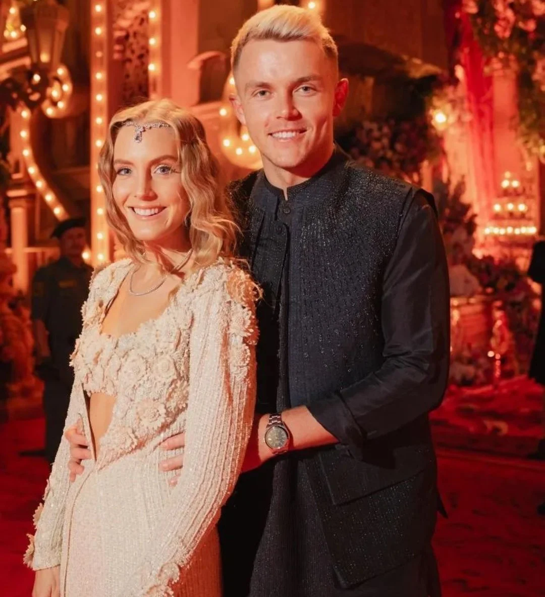 Sam Curran and Isabella Grace