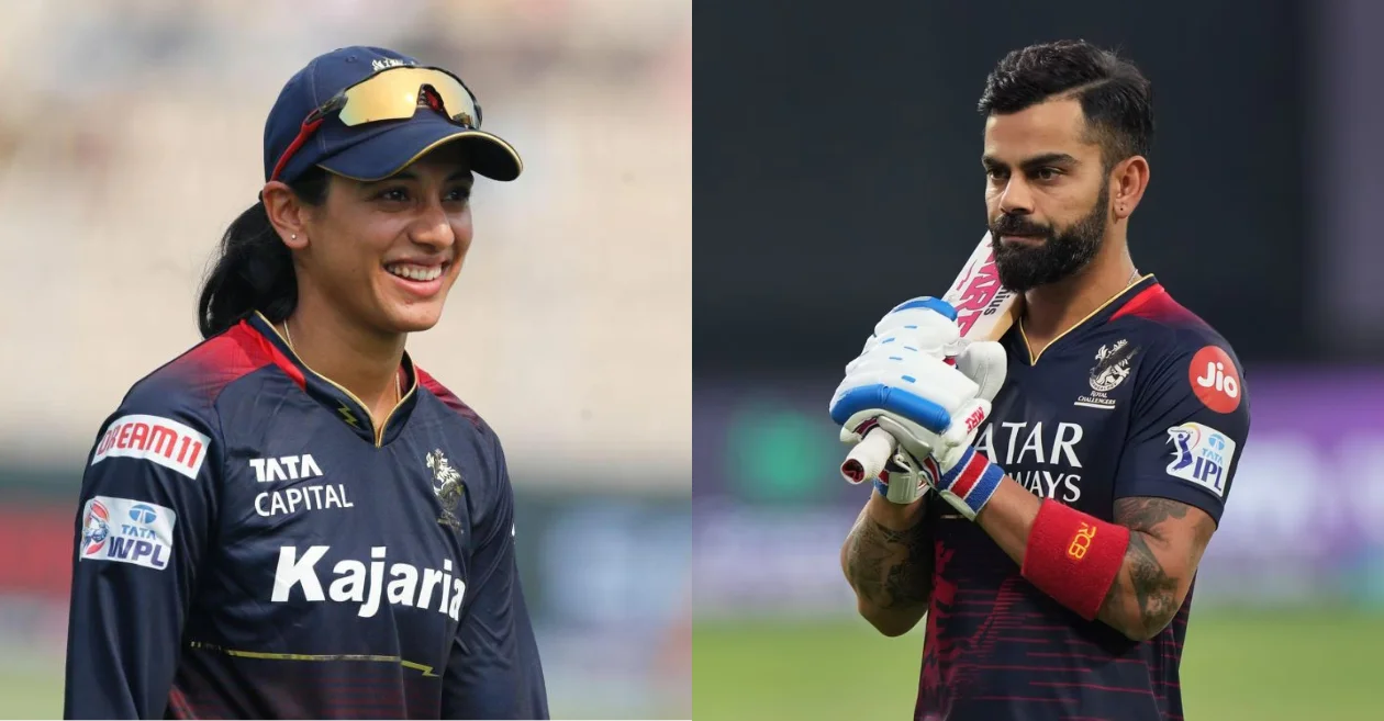 Smriti Mandhana and Virat Kohli