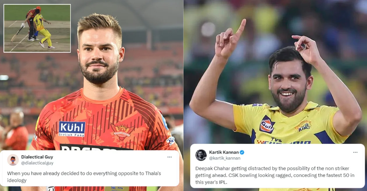 IPL 2024: Netizens troll Deepak Chahar for attempting non-striker’s end run out of Aiden Markram