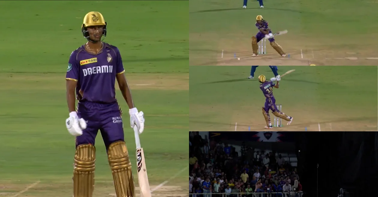 IPL 2024 [WATCH]: Angkrish Raghuvanshi’s audacious reverse-hit six in DC vs KKR clash leaves everyone stunned