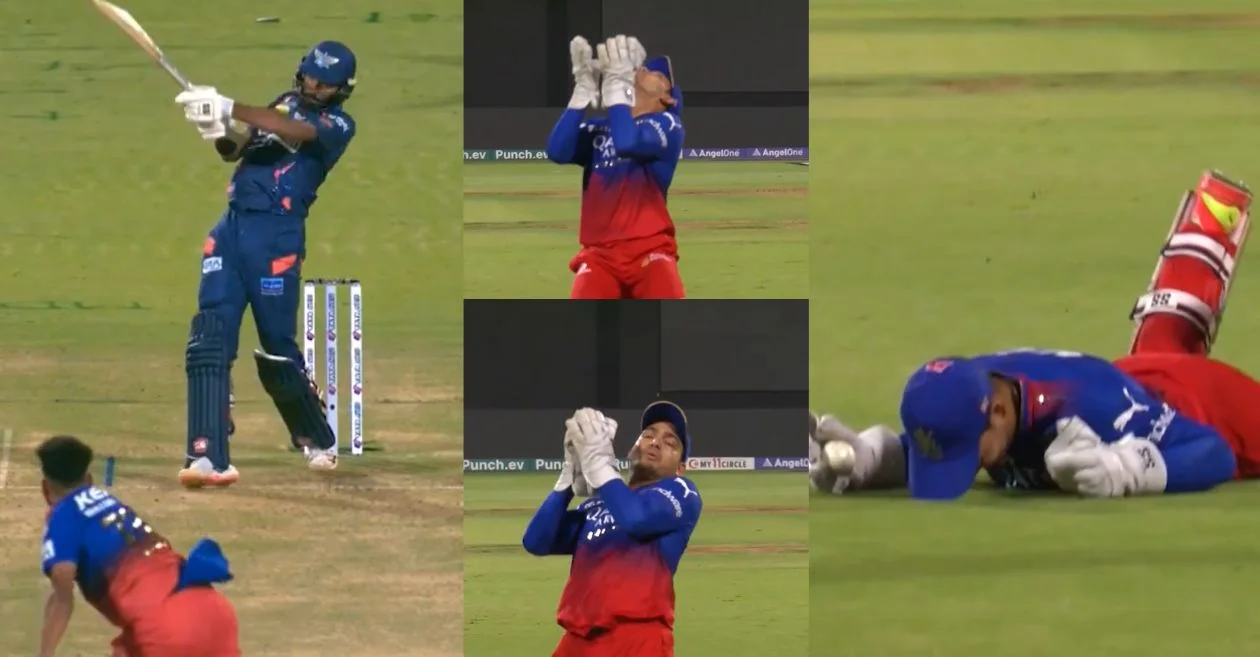 WATCH: Anuj Rawat takes a splendid running catch to dismiss Devdutt Padikkal in RCB vs LSG clash | IPL 2024