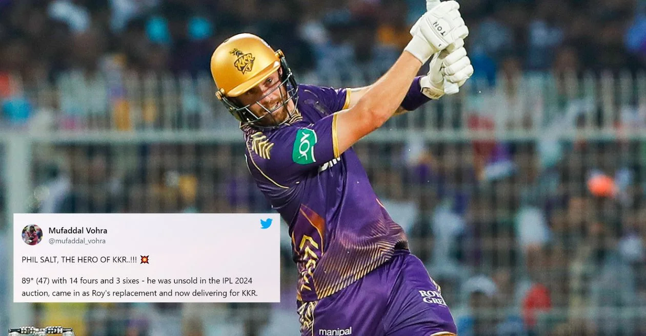 Twitter reactions: KKR opener Phil Salt’s explosive batting blows away LSG in Eden Gardens | IPL 2024