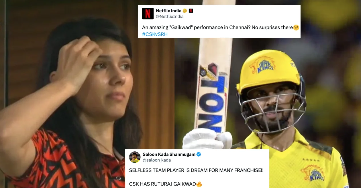 Twitter reactions: Ruturaj Gaikwad, Tushar Deshpande propel CSK to a thumping win over SRH | IPL 2024