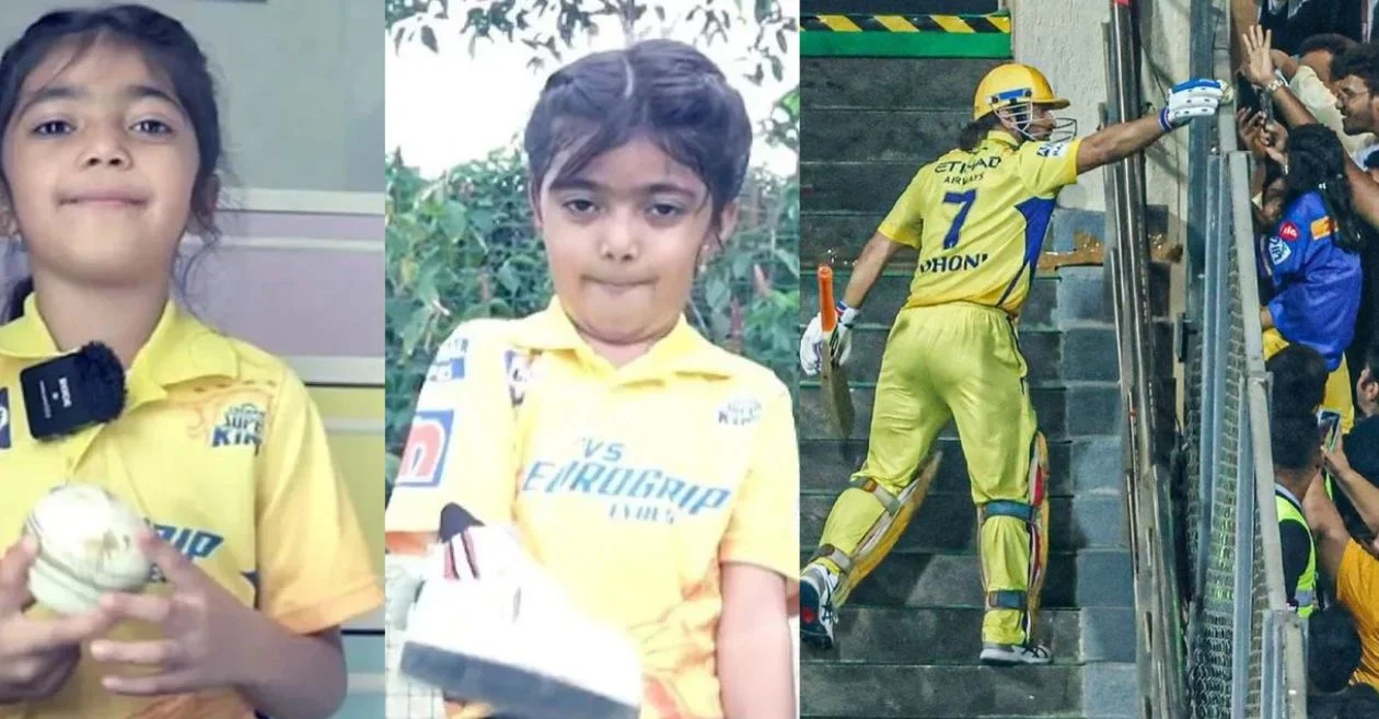 IPL 2024: Viral little fan girl Meher reflects on MS Dhoni’s heartening gesture of gifting a ball to her