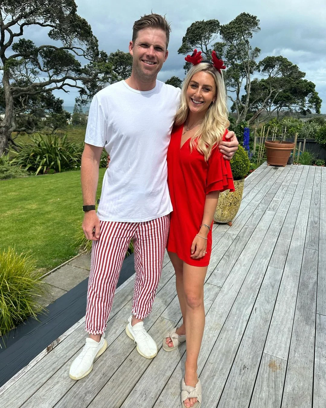 Lockie Ferguson and his wife Emma Komocki PC-X