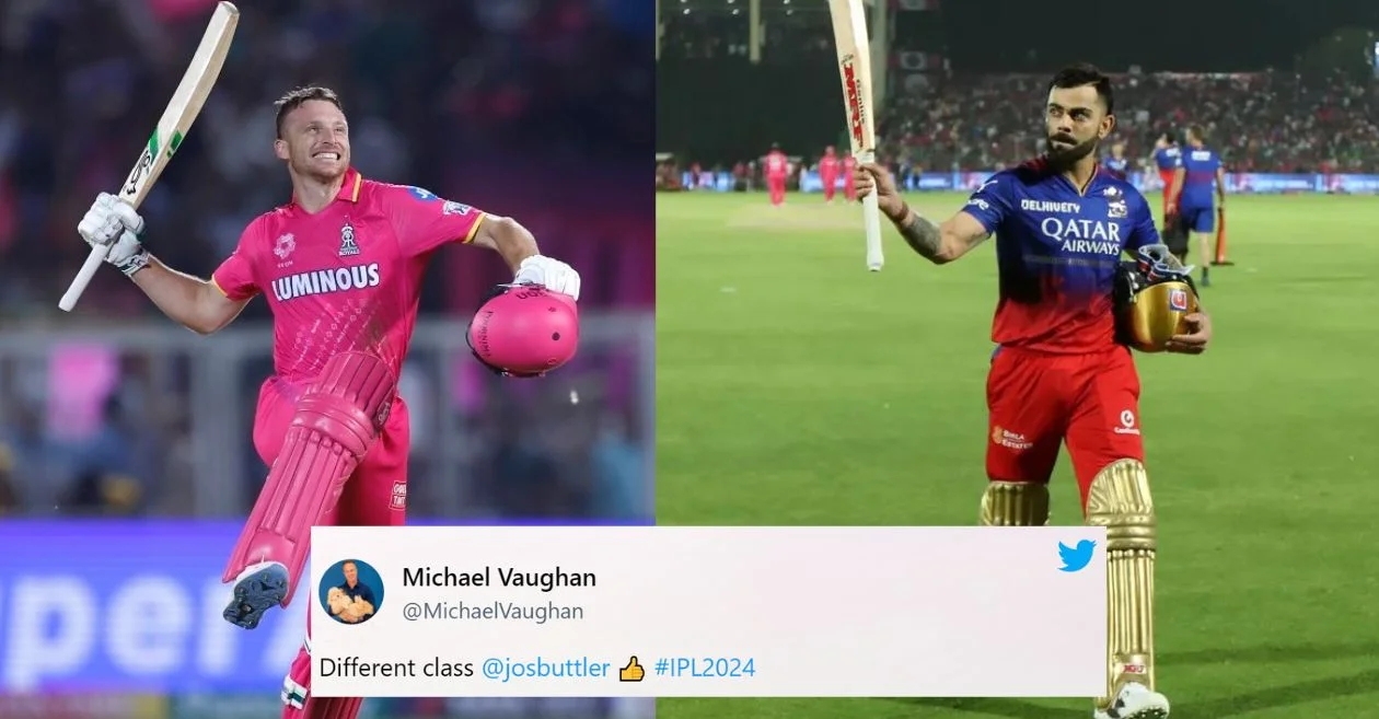 Twitter reactions: Jos Buttler’s hundred outshines Virat Kohli’s ton as RR beat RCB in Jaipur | IPL 2024