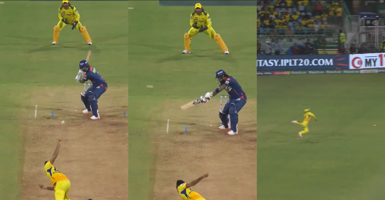 WATCH: Ravindra Jadeja takes a flying catch to dismiss KL Rahul in LSG vs CSK clash in IPL 2024