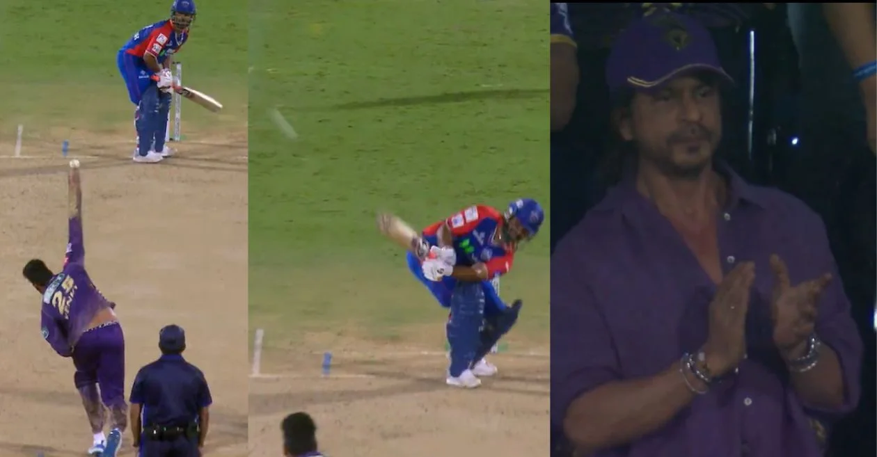 IPL 2024 [WATCH]: Rishabh Pant’s exceptional no-look six prompts Shah Rukh Khan to give a standing ovation during DC vs KKR clash