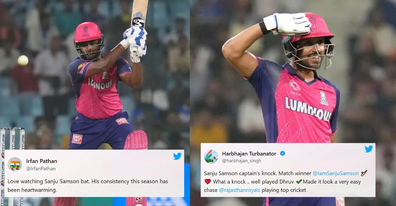 Twitter reactions: Sanju Samson, Dhruv Jurel propel RR to a comfortable win over LSG in IPL 2024
