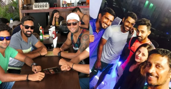 Swapnil Singh with his friends