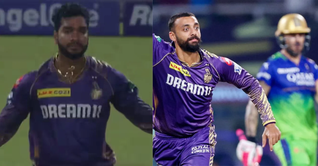 IPL 2024 [WATCH]: Venkatesh Iyer’s spectacular catch sends Faf du Plessis packing