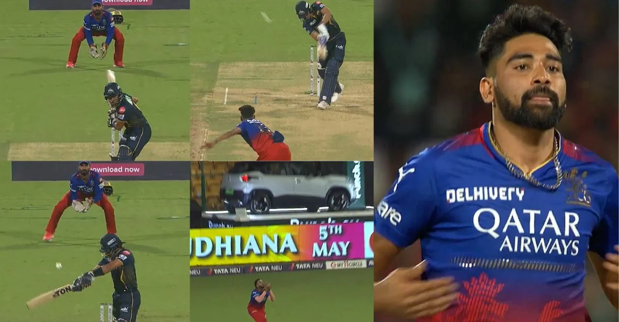 WATCH: Mohammed Siraj sends back Wriddhiman Saha, Shubman Gill early | IPL 2024, RCB vs GT