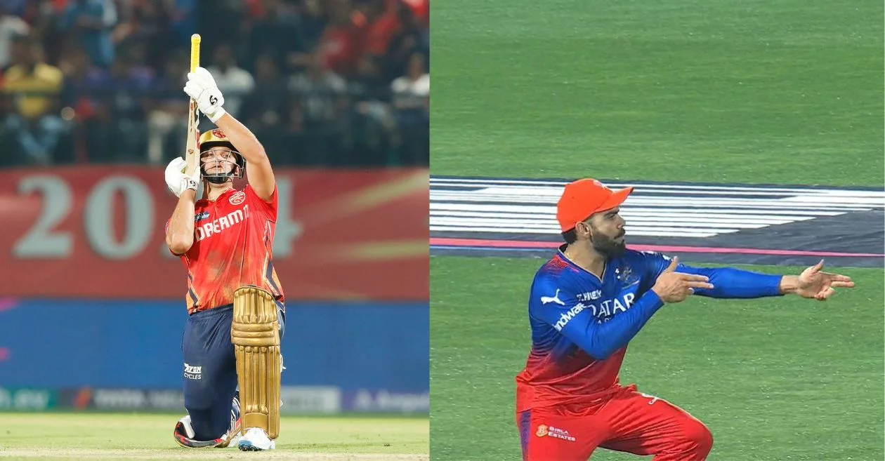 IPL 2024 [WATCH]: Virat Kohli teases Rilee Rossouw’s wicket with a ‘gun celebration’ during PBKS vs RCB clash