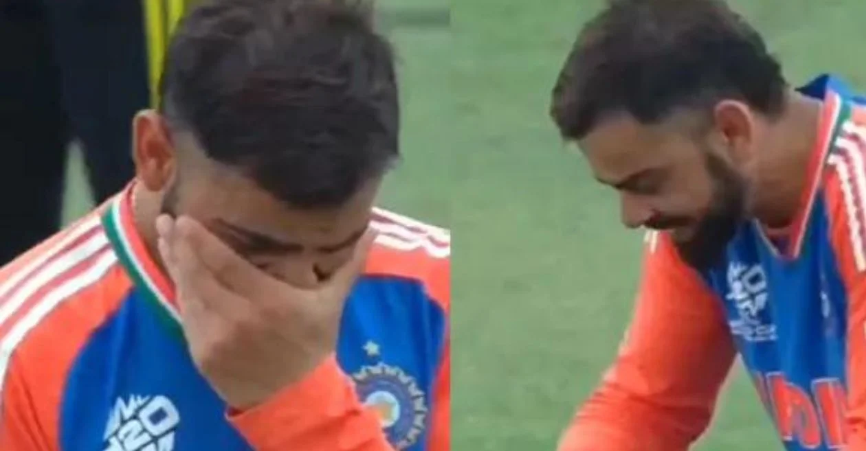 WATCH: Emotional Virat Kohli talks to Anushka Sharma and their kids on video call after clinching T20 World Cup 2024 title