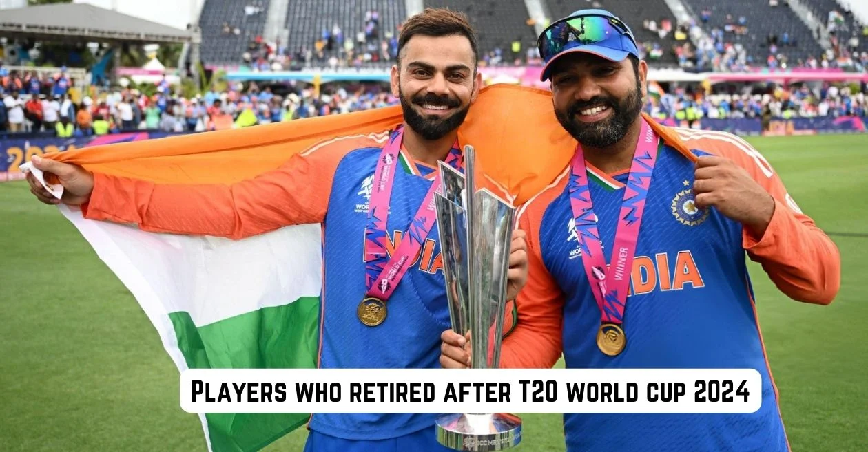 8 players who retired after T20 World Cup 2024 ft. Virat Kohli and Rohit Sharma